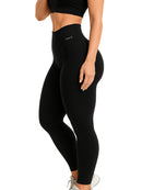 Kit 2 Calças Legging Cintura Alta Blackout