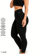 Kit 2 Calças Legging Cintura Alta Blackout