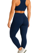 Kit 2 Calças Legging Cintura Alta Blackout