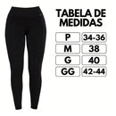 Kit 2 Calças Legging Cintura Alta Blackout