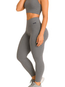 Kit 2 Calças Legging Cintura Alta Blackout