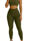 Kit 2 Calças Legging Cintura Alta Blackout