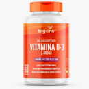 VITAMINA D3 2000 UI COM TCM 400MG/60 CAPS