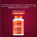 VITAMINA D3 2000 UI COM TCM 400MG/60 CAPS