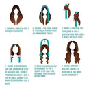 Touca cetim anti frizz + modelador curling rod + 2 brindes