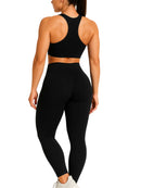 Kit 2 Calças Legging Cintura Alta Blackout