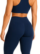 Kit 2 Calças Legging Cintura Alta Blackout