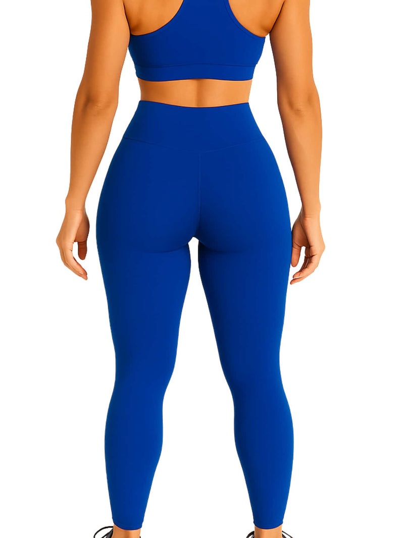 Kit 2 Calças Legging Cintura Alta Blackout