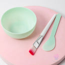 Kit Bowl Tigela De Plástico com Espátula Conjunto De Misturar Aplicar Ferramentas De Maquiagem Cuidados Com O Rosto