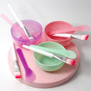 Kit Bowl Tigela De Plástico com Espátula Conjunto De Misturar Aplicar Ferramentas De Maquiagem Cuidados Com O Rosto