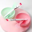 Kit Bowl Tigela De Plástico com Espátula Conjunto De Misturar Aplicar Ferramentas De Maquiagem Cuidados Com O Rosto