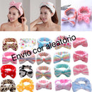 kit Rolo Massageador Pedra De Jade Massagem Facial + Faixa de laço Maquiagem