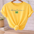 🇧🇷 Camiseta Feminina Brasileira — Estilo, Conforto e Orgulho em um Só Look