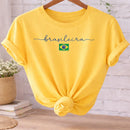 🇧🇷 Camiseta Feminina Brasileira — Estilo, Conforto e Orgulho em um Só Look