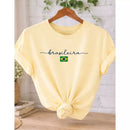 🇧🇷 Camiseta Feminina Brasileira — Estilo, Conforto e Orgulho em um Só Look