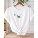 🇧🇷 Camiseta Feminina Brasileira — Estilo, Conforto e Orgulho em um Só Look