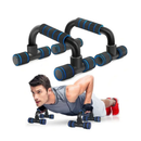 Barra Chão Flexão Treino Ombro Triceps Peito Abdômen Hand Grip Mola Com Ajuste 10 A 40k Fisioterapia