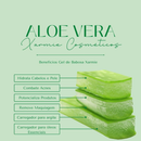 Puro Gel De Babosa Aloe Vera 100% Natural Organico Vegano 500g/ml Tratamento de Pele, Rosto e Corpo. Para Pós Depilatorio, Pós Sol, Queimaduras, Psoraise, Rosacea, Dermatite e tratamentos capilares