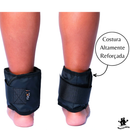 Kit Caneleira de Peso 500g+1Kg+2Kg Preto Tornozeleira Treino Exercício Crossfit Fitness Com 3 Pares