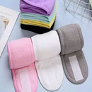 Kit 3 Faixa de cabelo Atoalhada para Limpeza Facial Maquiagem