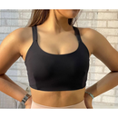 Top Academia Fitness Duplo – Poliamida Premium | Alça Grossa, Alta Sustentação | Conforto e Performance