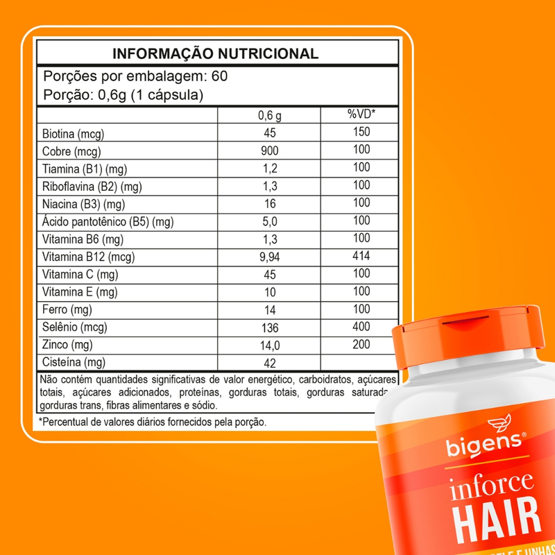 INFORCE HAIR 60 CÁPSULAS