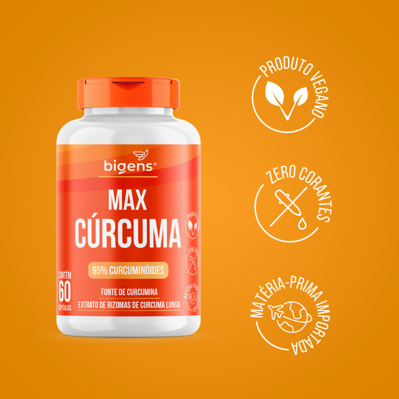 MAX CURCUMA 95% CURCUMINOIDES 60 CAPS