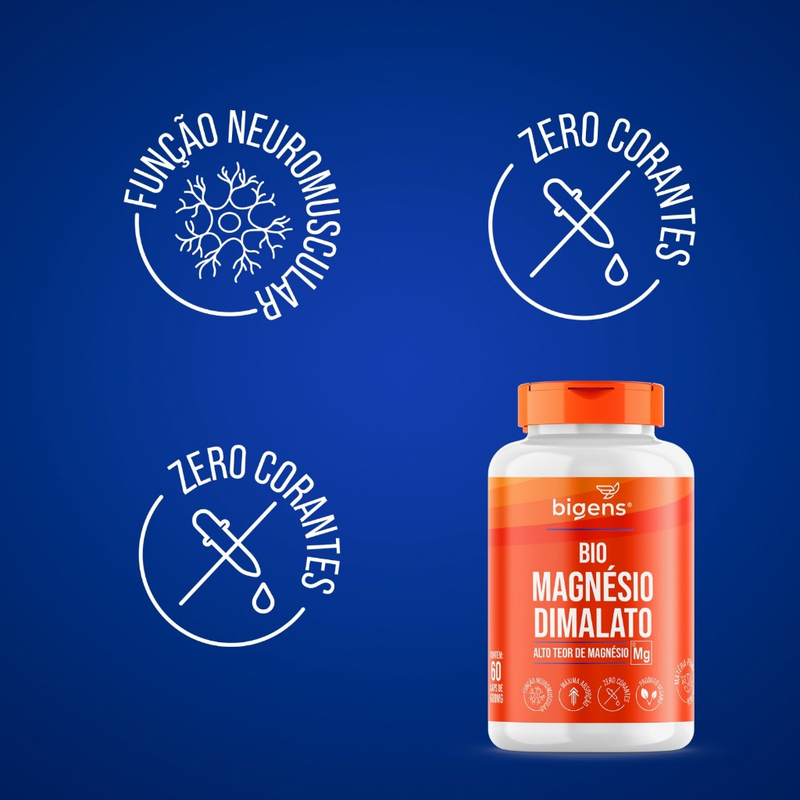 BIO MAGNESIO DIMALATO VEGANO 60 CAPS BIOGENS