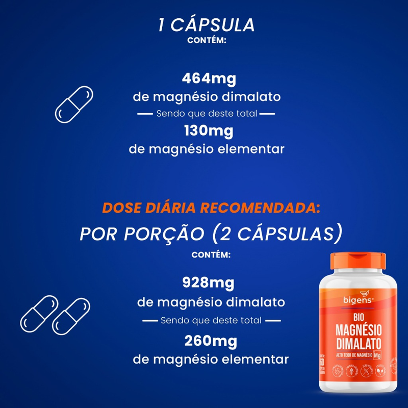 BIO MAGNESIO DIMALATO VEGANO 60 CAPS BIOGENS
