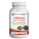 Hibisco com Cavalinha 500 mg 60 / 90 / 120 Cápsulas - Suplemento Alimentar Natural