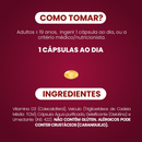 VITAMINA D3 2000 UI COM TCM 400MG/60 CAPS 