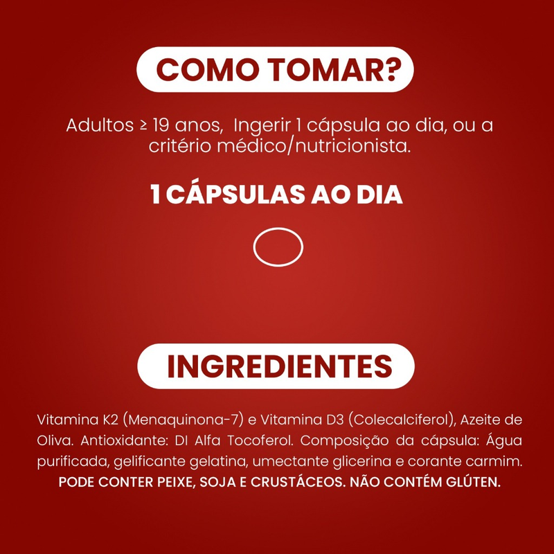 VITAMINA D3 2000UI + K2 MK7 100MCG ÓLEO DE OLIVA 60 CAPS 