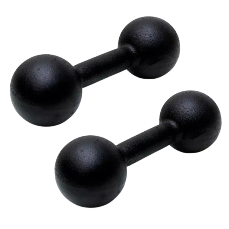 Halter 2kg Pintado Peso de Academia Kit 2 Unidades