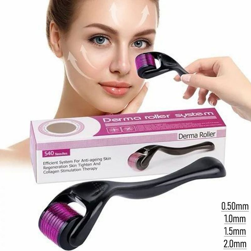 Estimule a Renovação da Pele: Derma Roller System 0.50mm 1.0mm 1.5mm 2.0mm