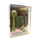 Rolo Pedra de Jade Placa Gua Sha Massagem Facial Anti Rugas Lançamento Rolinho Jade Original ou Kit