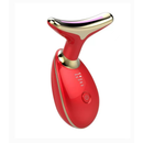 Massageador de Pescoço e Rosto com LED + Vibração – Fototerapia Rejuvenescedora