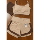 Conjunto fitness short duplo 3 pecas
