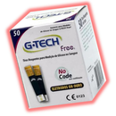 50 Fitas Tiras Medir Glicemia G-tech Free Glicose Diabetes