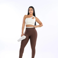 Conjunto Fitness Top Gota + Legging Bicolor