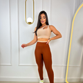 Conjunto Fitness Top Gota + Legging Bicolor