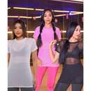 Kit 3 Blusas Tule Transparente Feminina – Manga Longa | Camisetão Fitness