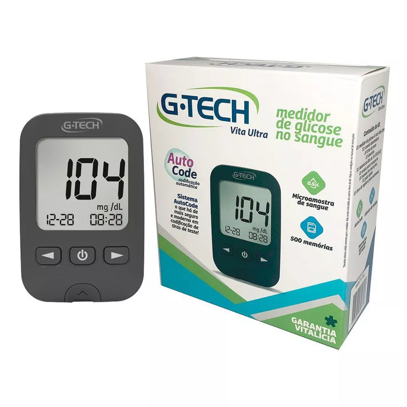 50 Tiras para Medidor de Glicose G-Tech – Precisão no Dia a Dia