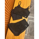 Conjunto Fitness 3 Peças - Top, short duplo e cropped.