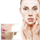 Kit 16 Peças Reutilizável para Rosto Adesivo Fita Gel Silicone Anti-rugas Linhas Faciais