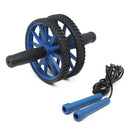 Kit Fitness Roda de Exercícios Abdominal + Corda de Pular – Promoção Exclusiva!