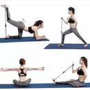 Kit 5 Elástico de Treino Mini Band + Elástico Tensão Extensor Exercício Treino Funcional Fisioterapia em Casa