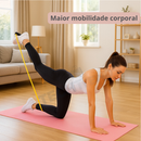 Kit 5 Elástico de Treino Mini Band + Elástico Tensão Extensor Exercício Treino Funcional Fisioterapia em Casa