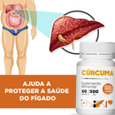 Cúrcuma Longa Açafrão – 60 Cápsulas 500mg | Envio Imediato