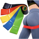 Kit 5 Mini Bands + Elástico Extensor de Tensão – Treino Funcional, Fisioterapia e Exercícios em Casa