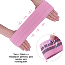 Kit 3 Faixas Elásticas de Tecido | Treino, Yoga, Pilates e Musculação | Resistentes, Confortáveis e Antideslizantes